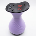 Lymphatic Drainage Massager for Legs & Body — Handheld Body Massager to Reduce Swelling, Improve Circulation & Smooth the Look of Cellulite (Purple)