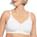 Bali Cotton Double Support Wire-Free (36B, White)