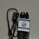 DEWENWILS 3 Outlet Extension Cord, 2 Prong Extension Power Strip, 3ft 16 AWG Power Cord for Indoor Use, Black, ETL Listed, 3 Pack