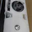 Fanbulous 62 Inch Ceiling Fans with Lights, Black Modern Ceiling Fan with Remote,Large Farmhouse Indoor & Outdoor Ceiling Fan with 8 Dual Finish Blades, Quiet DC Motor, Bright LED Light