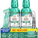GuruNanda Fresh Breath Mouthwash, ADA-Accepted, Alcohol & Fluoride-Free, Sodium Chlorite, Essential Oils & Vitamins, 12-Hrs Fresh Breath, Wild Mint, 16 oz - 2 Pack