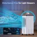Portable Air Conditioners, Swamp Cooler,Evaporative Air Cooler, Cooling Up to 20H, Windowless Portable Air Conditioners with 4 Ice Pack, Ac Unit for Room Kitchen Bedroom Garage Pets(3.1GAL)