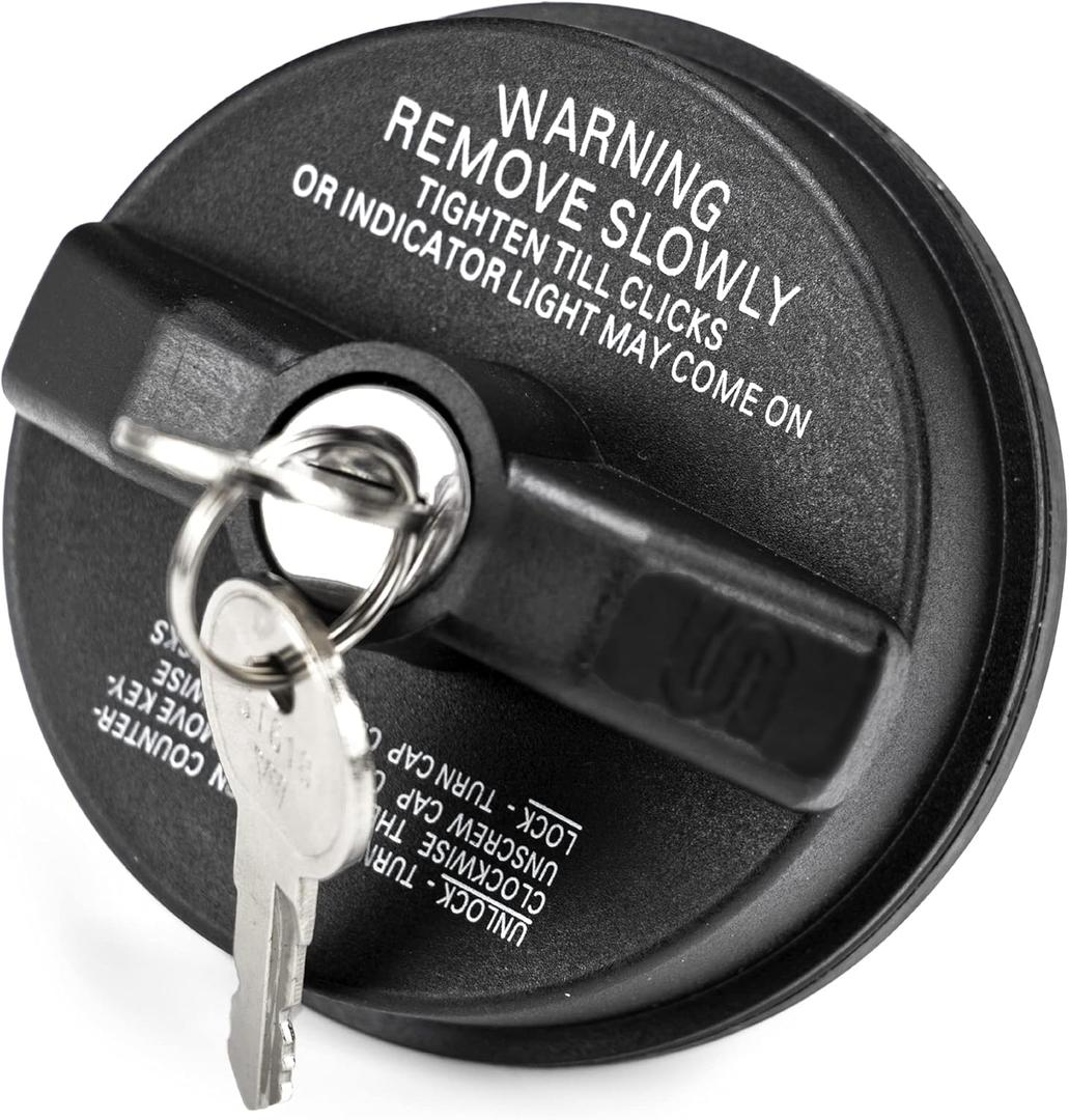Locking Gas Cap For Chevy Silverado 1500 2500 3500 Cruze Express Malibu Colorado Suburban Tahoe Equinox &Toyota Honda GMC Nissan Subaru Acura Buick Cadillac Lexus Saturn Mitsubishi,Lock Fuel Cap 31780