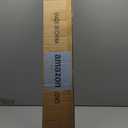 Matte Black Curtain Rods for Window 72 to 144 Inch, Decorative Double Drapery Rod With Urn Finials, 1-Inch Front and 5/8 Inch Back, Adjustable Dual Rods