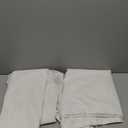 Cream Linen Curtains 80 inch Length for Bedroom Back Tab Light Filtering Privacy Sheer Curtains Modern Farmhouse Coastal Decor Cream Cotton Textured Gauze Curtain 2 Panel Set 52x80 (Natural)