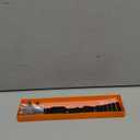 Titanium Band Compatible with Apple Watch Ultra 3/2/1 Band 49mm For iwatch Series 11 10 46mm 45mm 44mm 42mm SE 3/2/1 9 8 7 6 5 4 Men Women,Rubber Lining With Stainless Steel Buckle (Black-Orange)