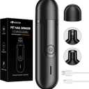 Dog Nail Grinder, Quiet and Low-Vibration Dog Nail Trimmers for Large Dogs, Medium, Small Dogs Cats Pets, Upgrade Professional Electric Pet Paws Toenail Grooming Tool Black