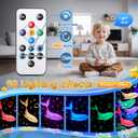 Staryou Sensory Lights Baby Sound Machine Night Light Projector Sensory Toys for Kids with Autism Toys for Boys 3-10 | 15 White Noise 3D Films 31 Colors Night Light for Kids, Fidget Toys for Kids