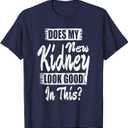 Kidney Transplant T Shirt Organ Recipient Survivor Gift T-Shirt, Large