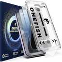 OneFish Privacy Screen Protector for iPhone 17, Full Edge Coverage 6.3" 17, Scratch Resistant, Bubble Free, Easy Installation, Auto Dust-Elimination, 2 Pack