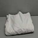 TSUTOMI Bed Skirt Queen Size Ruffled Bed Skirt with Split Corners, Queen Bed Skirt 14 Inch Drop, Queen Size Bed Skirt Ivory for Ruffled Bed Skirt with Split Corners, Bed Skirt Queen Size