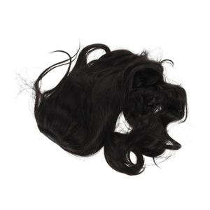 Alipis Natural Black Long Wavy Curly Wig Middle Part Heat Resistant for Women Cosplay Costume Halloween Party Dress-up with Realistic Soft Texture