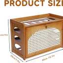Router Box Hider WiFi Router Box Hider 3-Tier Adjustable Router Box Hider Decorative Internet WiFi Router Storage Cabinet 15.8" x 8.7" x 10.3"