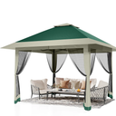 Instant Gazebo Tent for Lawn, Garden, Backyard Deck (Olive Green + Taupe)