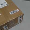 LEPOWER Wood Tripod Floor Lamp, Mid Century Standing Lamp, Modern Design Studying Light for Living Room, Bedroom, Study Room and Office, Flaxen Lamp Shade with E26 Base Walnut