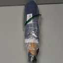 Royal Walk Windproof Folding Travel Umbrella Compact and Strong Luxurious Real Wood Handle Automatic Open Close Vented Double Canopy for Men and Women (Dark Blue)