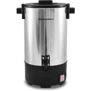 Elite Gourmet 30 Cup Electric Stainless Steel Coffee Maker Urn, Removable Filter for Easy Cleanup, Two Way Dispenser with Cool-Touch Handles, One Size, CCM-035