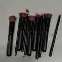 BS-MALL Makeup Brush Set 18 Pcs Premium Synthetic Foundation Powder Concealers Eye Shadows Blush Makeup Brushes with Black Case