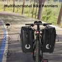 ROCKBROS Bike Panniers Waterproof Max 30L Capacity Cycling Traveling 1 Pack, Large
