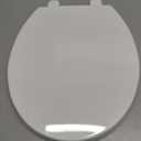 KOHLER 20111-0 Brevia, Slow Close Toilet Seat, Round Toilet Seat, Grip-Tight Bumpers Quick-Attach Hardware, White