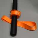 FitBeast Forearm Strengthener & Wrist Roller - Forearm Strength Trainer with Thickened Anti-Slip Grip Handles&Adjustable Strap, Perfect for Forearm Exercising, Boosting Grip Strength, Muscle Building (Orange)