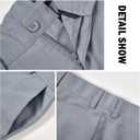 Boys Suit Kids Suits Tuxedo for Boys Toddler Vest Pants Set Ring Bearer Outfit Dress Clothes (Gray, 16Y)