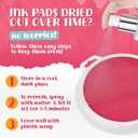 8 Pc Large Ink Pads for Kids - Washable Ink Pads for Kids - Hand/Handprint/Footprint Size - Washable Stamp Pads Kids Non Toxic Ink Pads for Stamps, Crafting, Finger Paint, Card Making, Gift for Kids