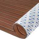 HXBYX EVA Foam Boat Flooring with 3M Self-Adhesive Backing DIY Boats Decking Marine Sheet Faux Teak Material,Non-Slip Cooler Pads for Kayak Yacht SwimPool RV 95"x44"/31"/16"/6.7"/2.4",47.5"x16", 95"×44"-29sqft