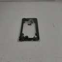 2 Pcs Palm Tree License Plate Frame Plastic Beach Coconut Tree Design Frame Compatible with Standard License Plate for USA 2 Holes with Screws for Women Men(Black)