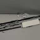 Black Wall Panels LED Lights,4PCS 3000K Self-Adhesive LED Light with Touch Switch for Wood Slat Walls,Under Cabinet Light