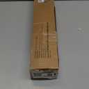 Curtain Rods No Drilling 48 to 84 Inch, 5/8 Inch Diameter No Drill Drapery Rod Set with Adhesive Brackets and Twiested Cage Finals, Bedroom Apartment Renter Friendly, Black