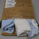 3-Pack Organic Baby Swaddle Sleep Sacks - Swaddles for Newborns, Infant 0-3 Months, Baby Girls, Boys, Soft & Snug Newborn Sleep Sack, Nursery Swaddling Blankets (ABC Land Cloud, OS)