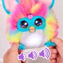 FURBY DJ Interactive Toy, Super Snuggly Rainbow Electronic Plush with Music, Lights, Motion, & Games, Speaks English & Furbish, 32in Long, Ages 6+