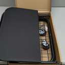 160L Laundry Hamper with Lid, Rolling Laundry Basket with Wheels, Large & Tall Dirty Clothes Hamper with Metal Frame and Removable Bag for Bedroom Aesthetic, Laundry Room, Bathroom, Dorm-Black (42GAL)