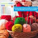 4 x 37 Pcs Yarn Needle Set, Yarn Darning Tapestry Needle Big Eye Blunt Sewing Needles Large-Eye Bent Tip Knitting Stringing Embroidery Needles for Tapestry Weaving Quilting Beading Crochet Projects