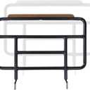 Fromann [Non-Universal] 2 Piece Steel Adjustable Bed Base Assist Handle Bedside Rail Armrests (Unsuitable for Beds with Massage)