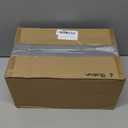 Black Door Knobs, Pismo Door Knob with Lock, Privacy Door Handles Interior for Bath & Bed (Passage, Brushed Nickel, 6)