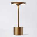 Cordless Table Lamp,Rechargeable 6000mAh Battery Operated Portable Light, 3 Color Stepless Dimmable Battery Table Lamps, LED Table Light for/Restaurant/Outdoor/Patio(Bronze)