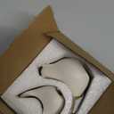 Notakia Small White Birds Statues Home Decor Modern Style Decorative Ornaments for Living Room Decor, Bedroom, Office Desktop, Cabinets (2Pcs White Birds)