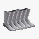 Dickies Men's Dri-Tech Original Moisture Control Crew Socks, Size 15-17