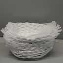 DOWAN 9.25" Serving Bowls, Large Oval Serving Dishes for Wedding and Dinner Parties, 35 Oz for Salad, Side Dishes, Pasta, Oval Shape, Microwave & Dishwasher Safe, Set of 4, White