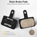 AGPTEK Bike Brake Pads, High-Performance Brake Pads, Disc Brake Pads & Spring (Semi-Metallic&Resin) for Mountain Bike Disc Brakes,Bike Pads Compatible with TRP Tektro Shimano Deore Br