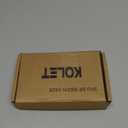 KOLET Ball Bearing Door Hinges, 4 x 4 Inches Door Hinges, Heavy Duty Stainless Steel Hinges, Square and 5/8'' Radius Corner, Smooth and Quiet, Non Removable Pin, Brushed Nickel, 5 Pack