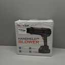 990,000 RPM Cordless Leaf Blower - 21V Electric Handheld Leaf Blower with 24.0Ah Batteries & Fast Charger - Lightweight for Patio, Lawn, Yard, Deck Cleaning - Dark