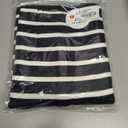 ANRABESS Women Striped Cardigan Sweaters Button Down Cropped Knit Lady Jackets Coat 2025 Fall Outfits Trendy Clothes (Black, XL)