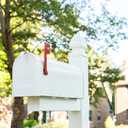 Architectural Mailboxes Whitley Plastic Mailbox Post, Compatibility Code A, B, C, WP000WAM, White