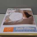 Luxury Oversized Bath Tub Pillow Fits All Bathtubs, Secure Support for Head,Neck,and Back Rest,Relaxing Spa Gifts for Women,Extra Thick & Soft,Anti-Slip Suction Cups,Washable