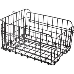 Himiway Folding Bike Basket - Front & Rear Hanging Cargo Storage Basket, Quick Release Mental Storage Rack for Bike Handlebar & Rear Rack, Max. Load 66 lbs /11 lbs, Waterproof & Anti-Rust