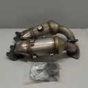 Upgrade Front & Rear Converter Compatible with 2011-2019 Chrysler Town & Country, Dodge Grand Caravan, Journey, Avenger, 200 3.6L Replace 674121 (EPA Compliant)