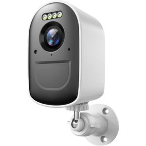 Cameras for Home Security, 2K Security Cameras Wireless Outdoor with Motion Detect & Color Night Vision, Security Camera Support SD/Cloud Storage, Outdoor Camera Battery Operated Waterproof